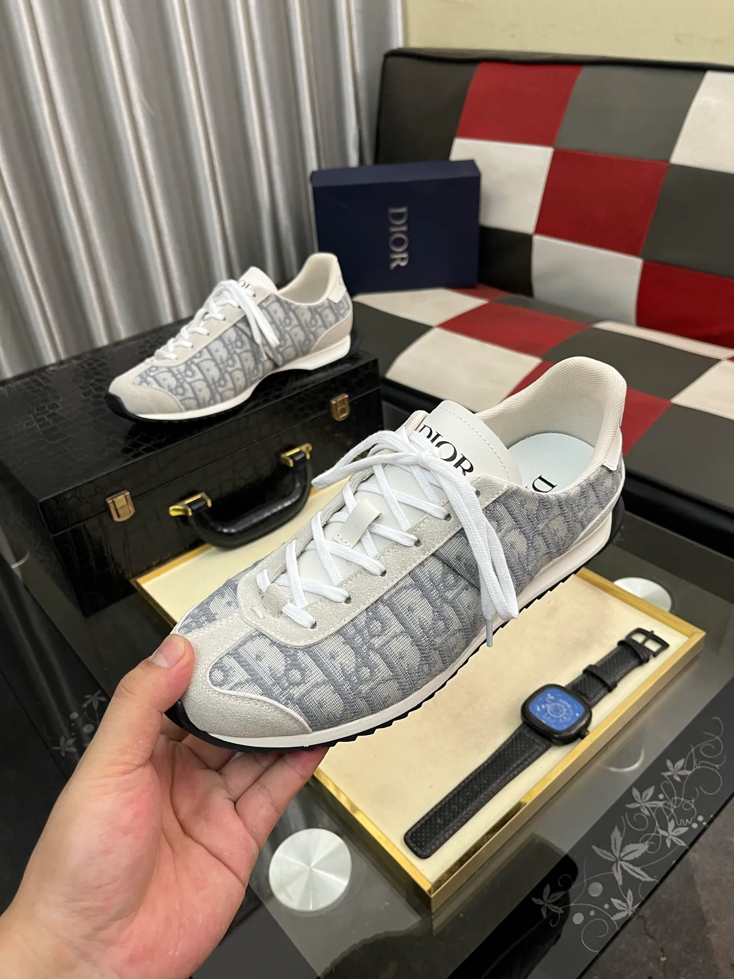 Men's shoes 💰420⌚️⌚️[Dior] Dior couple's style, new casual style launched in Hong Kong counters. Official website 1:1 production. Original Italian materials. Designed by European and American masters. Perfect shape to create counter quality. Solid color rubber wear-resistant outsole and classic dazzling head! Super versatile and very comfortable. High-end without losing taste, fashionable and novel! ! Absolute focus! Code number: 36-448️⃣Colors available